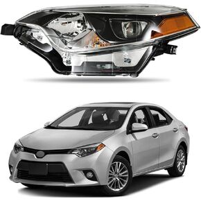 labwork Headlight Assembly Replacement for Toyota Corolla 2014-2016 Headlights Projector Set Driver Side LH