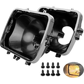 42437 Headlights Brackets Buckets, for GMC Suburban Topkick Chevy Kodiak Buick Oldsmobile Pontiac Cadillac, Repalce 5X7 Front Head Lights Support Holder Mounting Brackets Buckets Pair Kits