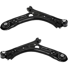 KAX 2pcs Front Lower Control Arms, Suspension Kit with Ball Joint Tie Rod End Sway Bar Link for Passat 2012-2020, Beetle 2012-2019, Replace for 522837 522838