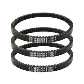 3PCS 203589A Go Cart Driver Belt Fit for Comet 203589A Manco 5959, Used on Many Go-carts with Torque Converters