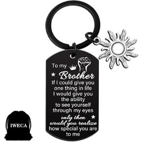 Cool Gifts for Brother Big Brother Gift Sibling Gifts For Birthday Valentines Day Brother Gifts From Sister Brother In Law Keychain From Sister In Law 2025 Graduation Gifts for Bro