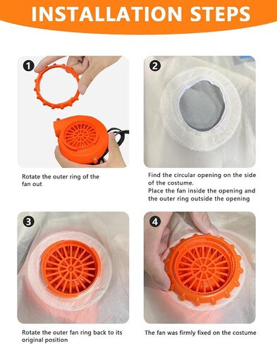 Inflatable Costume Fan Replacement Blower Fan for Blow Up Costume Halloween Inflatable Suits Accessories in Kuwait