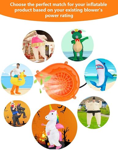 Inflatable Costume Fan Replacement Blower Fan for Blow Up Costume Halloween Inflatable Suits Accessories in Kuwait