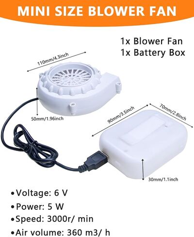 Inflatable Costume Fan Replacement Blower Fan for Blow Up Costume Halloween Inflatable Suits Accessories in Kuwait