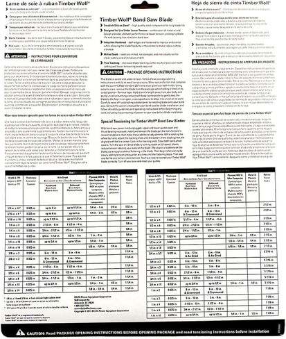 شفرة المنشار الشريطية Delta 28-091، 93 1/2 بوصة × 3/4 بوصة × 3 AS-S in Saudi Arabia