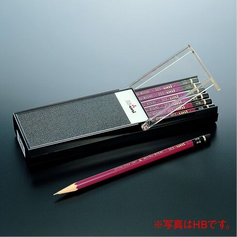 Uni Hi Wooden Pencil - 10B - Box of 12 (HU10B) in Saudi Arabia