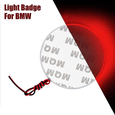 LED سيارة 4D الجبهة مصبغة شعار شارة شعار ضوء مصباح لسلسلة BMW 82mm 12V 12V سيارة LED الأزرق شعار Backgound ضوء مصباح ملصق Decoion لسيارات BMW 82mm in Kuwait