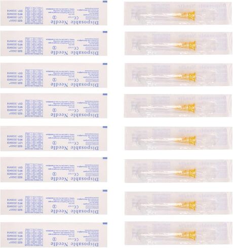 100 PCS 18 Gauge 1 inch Needle,Luer Lock Needles Industrial Dispensing Accessories, Individual Package(18Ga) in Kuwait