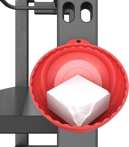 Gym Chalk Bowl Container Magnetic Chalk Holder Black Weightlifting Workout Gym Chalk Blocks Storage Bowl Gym Accessories in Saudi Arabia
