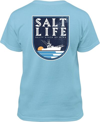 تي شيرت Salt Life للجنسين بأكمام قصيرة للأطفال Dawn Departure in Kuwait
