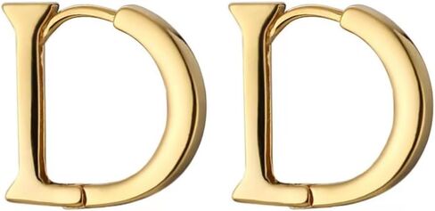 Gold Hoop Earrings for Women,14K Gold Plated Lightweight Hypoallergenic Chunky Open Hoops Jewelry for Sensitive Ears in Saudi Arabia