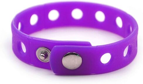 GOGO 10 PCS Adult Adjustable Silicone Bracelets for Shoe Charms Rubber Wristband in Kuwait