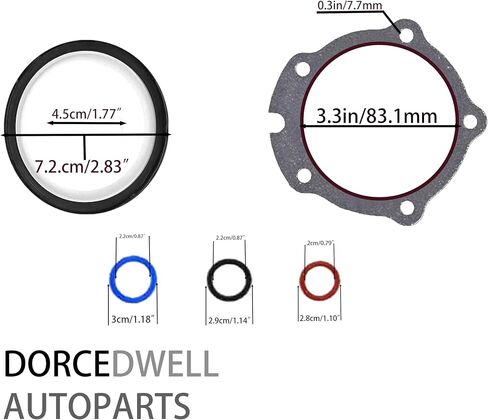LS Rear Main Seal Kit - BS 40640 12639249 89060436 Compatible with GM LS LS1 LS6 LS2 LS3 LQ9 LQ4 V8 Engine 4.8L 5.3L 5.7L 6.0L 6.2L Chevy Silverado Suburban Tahoe Trailblazer GMC Sierra in Saudi Arabia