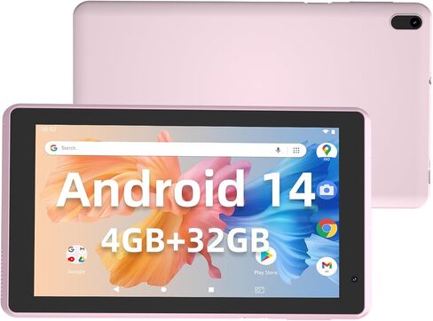 2024 Android 12 Tablet, 7 inch Tablet, 4GB RAM+32GB ROM/ 512GB Expandable Tablet PC,1.6Ghz Quad-core Processor Computer Tablet, 1024*600 IPS Touch Screen, 5MP Dual Camera, WiFi, Game, Bluetooth Tablet in Saudi Arabia