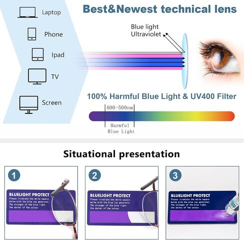 DXYXYO 2 Pack Folding Reading Glasses for Women, Half Rimless Small Pocket Metal Readers Mens Blue Light Blocking in Saudi Arabia