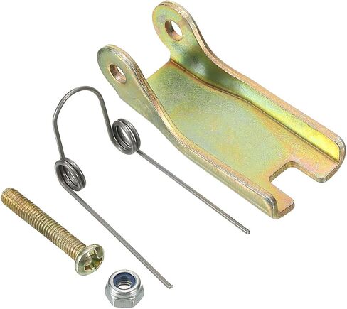 PATIKIL 2 Inch 50mm Hook Safety Latch Kit, 4 Pack Metal Towing Hitch Replacement for Clevis Hook Trailer, Golden Tone in Saudi Arabia
