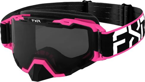 FXR Maverick Snowmobile Goggle Electric Pink Anti Fog Scratch Dual Pane Lens in Kuwait