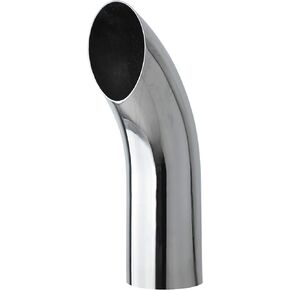 Chrome Exhaust Pipe 5"DIA, 24" Length Curved