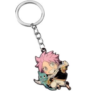 Gaming and Cartoon Souvenir Collection (Natsu and Happy Keychain)