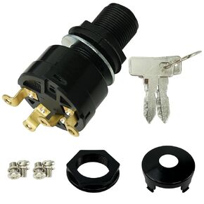 Golf Cart Ignition Switch for DS 1996-up Gas Golf Cart Turf Carryall I and II XRT Precedent with 2 Keys Replace 1018263-01 101826301 102515101 101841401 430-168 5702