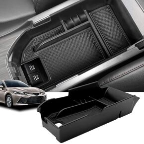 Center Console Organizer Tray Compatible with Toyota Camry Accessories XLE XSE 2018-2023/Camry LE SE 2020 2021 2022 2023, Armrest Box Insert Tray Accessories