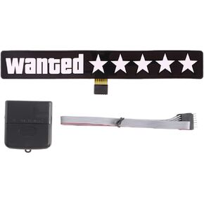gofidin LED Wanted Car Window Sticker Windshield Electric Auto Moto Safe Decals Decoration Sticker