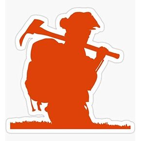 Wildland Firefighter -8 - Sticker Graphic - Decal Sticker