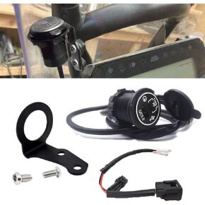 Fit Honda (2021-2025) CRF300L Rally / (2019-2025) CRF250L Quick Charge 3.0 Motorcycle Phone Type-c PD Dual USB Charger Kit W/Adapter Wire Harness