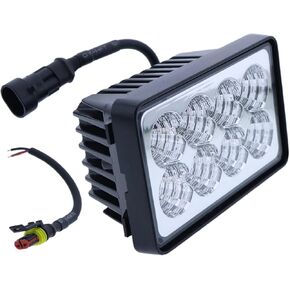 LED Headlight compatible with John Deere 240 250 260 270 313 315 317 320 325 328 Case 410 420 420CT 430 435 440 445 450 465 New.Holland C175 C185 L120 L125 L140 L150 L160 L170 L175 L180