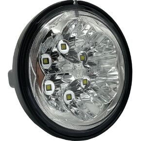 مصباح أمامي مستدير من Tiger Lights TL5120 LED متوافق مع/بديل لـ Kubota 3Y205-75730، 3Y205-75732 12-24 فولت، 1.830 أمبير، 2550 لومن، 3 3/4 بوصة OD، 22 وات in Kuwait