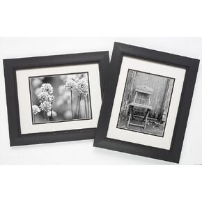 Old Town 2pk 11x14 Designer Frames, Walnut Step