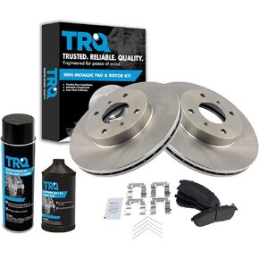 TRQ Front Brake Pad & Rotor Kit Semi-Metallic Compatible with 1995-1997 Chevrolet Blazer 1994-2002 S10 1991-1994 S10 Blazer 1992-1997 GMC Jimmy 1991 S15 Jimmy 1994-2003 Sonoma 1996-2000 Isuzu Hombre