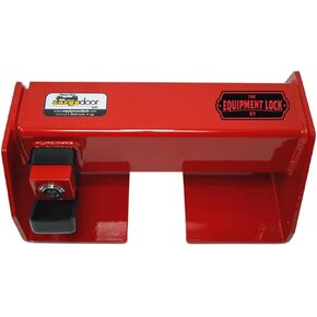 Equipment Lock Heavy Duty Cargo Door Lock - Powder Coated Steel Shipping Container Lock - Maximum Security Semi Trailer Door Lock - Semi Truck Accessories and Trailer Security (Keyed Differently)