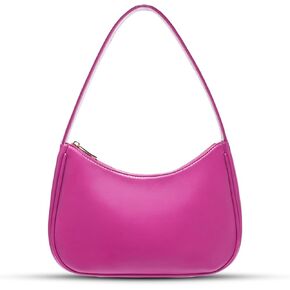 Women's Shoulder Bags, Small Hobo Tote Elegant Clutch Purse with Zipper Closure