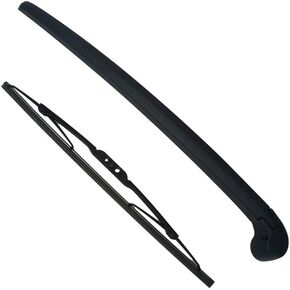 Rear Wiper Arm and Blade, SEMOLTO Rear Windsheild Back Wiper Arm And Blade with Cover Set For AUDI A6 AVANT 2005-2008 New OE: 4F9 955 407