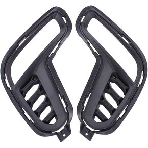 MOTOKU Front Driver and Passenger Side Fog Light Bezel Cover for Dodge Durango 2021-2024