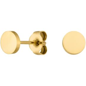 LUUK LIFESTYLE Stainless Steel Earrings, beautiful packaging, jewelry box, gift idea, summer fashion, daily wear, resistant and waterproof, minimalist design, gold, silver, rosegold