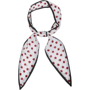 Allegra K Ladies Fashion Skinny Scarves Hair Band Ribbon Bag Accessory Neckerchief