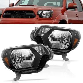 Headlights Assembly Fit For Toyota Tacoma 2012 2013 2014 2015 Left Right Headlamp Chrome Housing