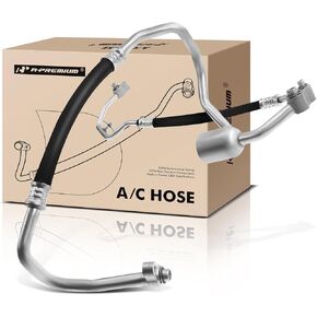 A-Premium A/C Suction and Discharge Line Hose Assembly Compatible with Cadillac CTS 2016-2019 6.2L, Chevrolet Camaro 2017 3.6L, Camaro 2016-2021 6.2L