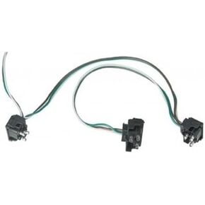 United Pacific 34226P - Wiring Harness - 3 Prong Right Angle Plug Wiring Harness With 3 Plugs - 12" Lead, Card Packaging