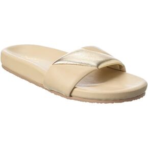 Seychelles Trilogy Ivory/Platinum Two-Tone Leather 6 M