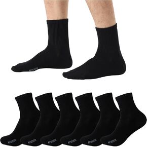 Cotton Crew Socks,Soft & Durable Crew Socks for Women & Men Perfect for Business,Work,Casual,Sports
