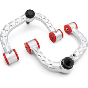 F-150 Front Upper Control Arm for 2004-2020 F150,2-4" Adjustable Front Aluminum Control Arm,Silver Front Suspension A-arms(2ps)