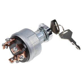Ignition Switch 17001-00023 1700100023 1700100052 1700100072 w/ 2 Keys H806 Compatible with Takeuchi 70 150 180 TB Series TL Series TB125 TB135 TB145 TB175 TB228 TB235 TB250 TL130 TL150