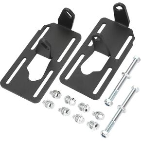 Hromee LS Conversion Engine Mounts Compatible with 1973-1987 Square Body and 1988-1998 OBS Chevy GMC Truck LS1 2WD Universal Swap Motor Conversion Bracket