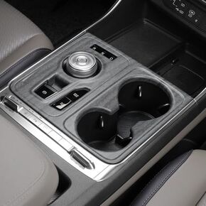 YOUTOOCAR Car Gear Shift Panel Cover Interior Trim Compatible with Kia Carnival(PE) 2025 Accessories (Wood Grain)