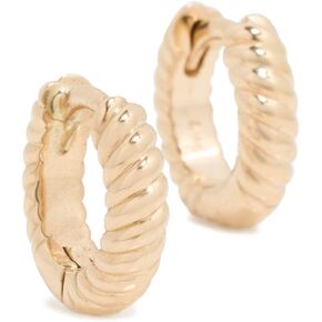 Zoe Chicco Women's 14k Simple Gold Hinged Huggies