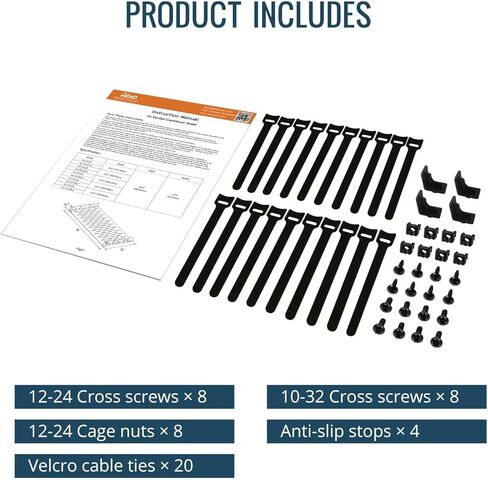 1U Rack Shelf,19 inch Rack Shelf 10 inch Depth,Rack Mount Shelf with Anti-Slip Stops,Server Rack Shelf and Network Shelf for 19 in Equipments, 110lbs Capacity of Vented 1U Shelf,No Lip(2 Pack) in Kuwait