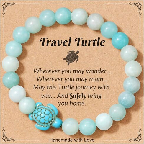 هدايا سفر السلاحف البحرية للنساء، هدايا السفر لعيد الميلاد للنساء المسافرات، هدايا للأشخاص الذين يسافرون كثيرًا in Kuwait